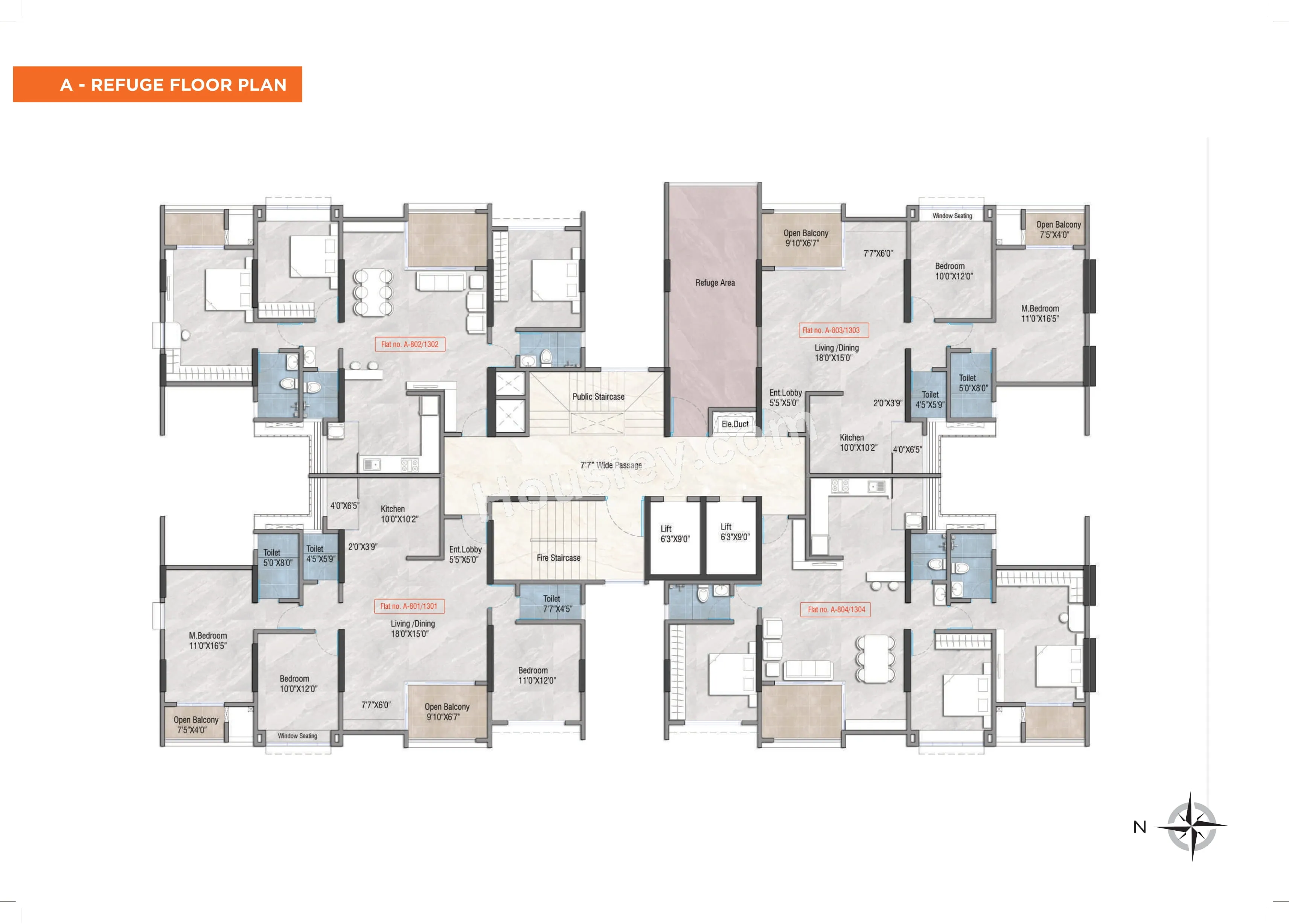 Rohit 108 Avyana Floor plan 2
